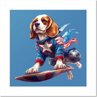 mighty superhero dog Posters and Art